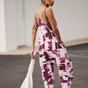 Free People Hot Shot Palmy Beach Night Onesie New With Tags Size SMALL